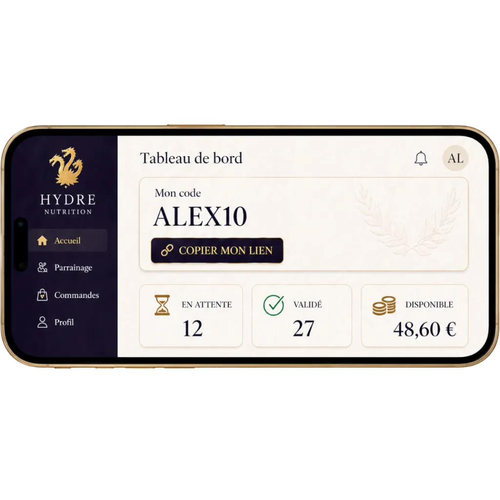 Tableau de bord Agora sur mobile