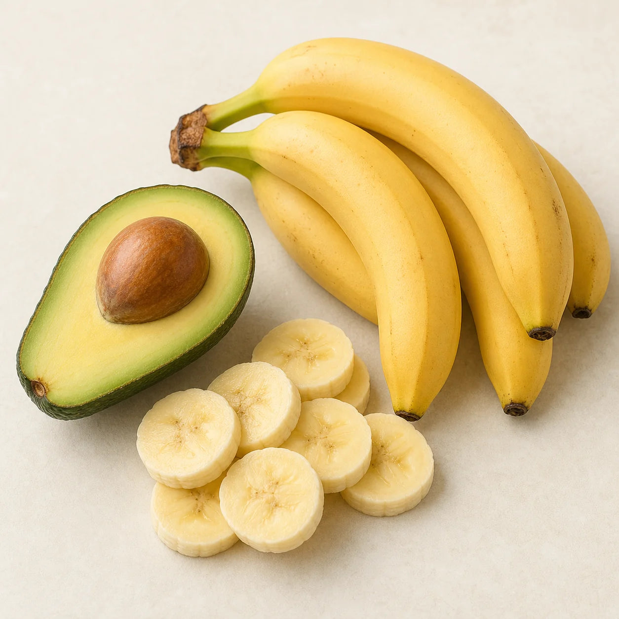 Bananes et avocat